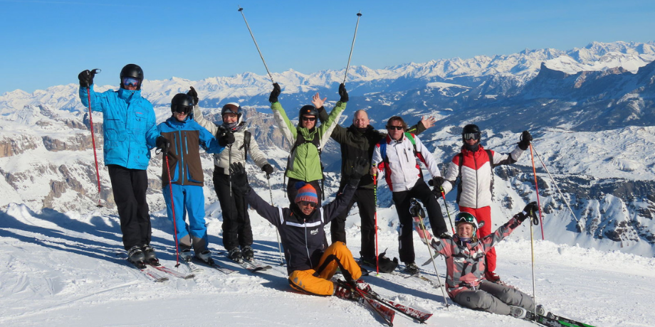 Single skivakantie Huttentocht Dolomieten