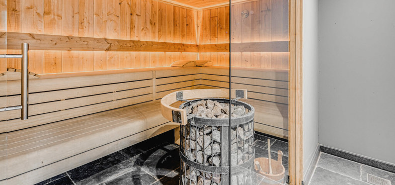 De sauna in Domaine des Officiers in Vielsalm