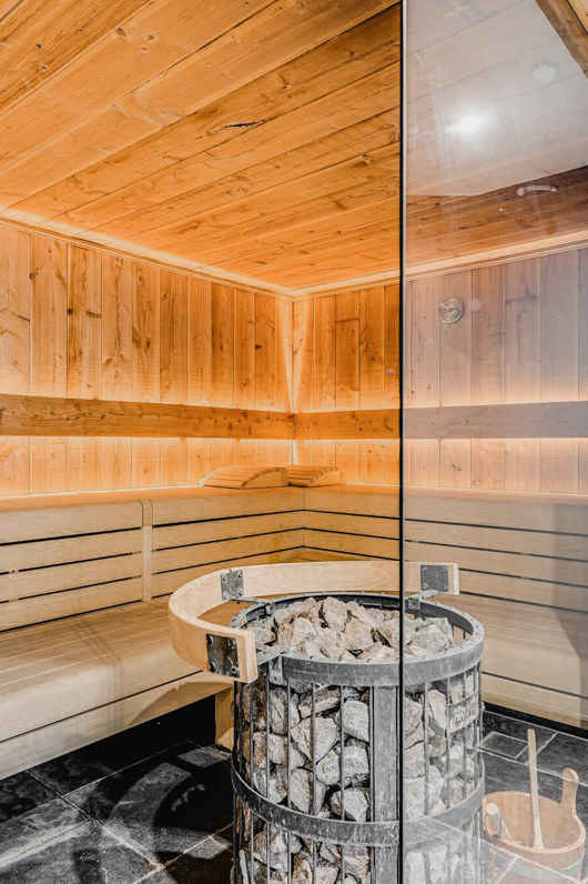De sauna in Domaine des Officiers in Vielsalm