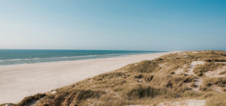 De Deense Westkust in de zomer
