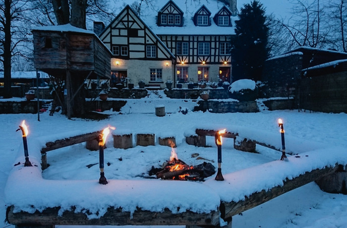 Domaine des Officiers in de winter